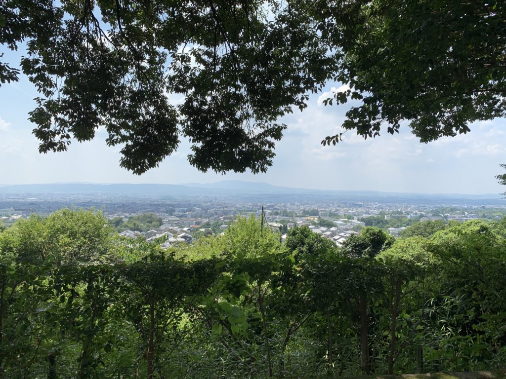 関西花の寺二十五ヶ所霊場　白毫寺　境内からの眺め